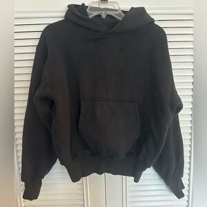 Black YZY hoodie Women XS